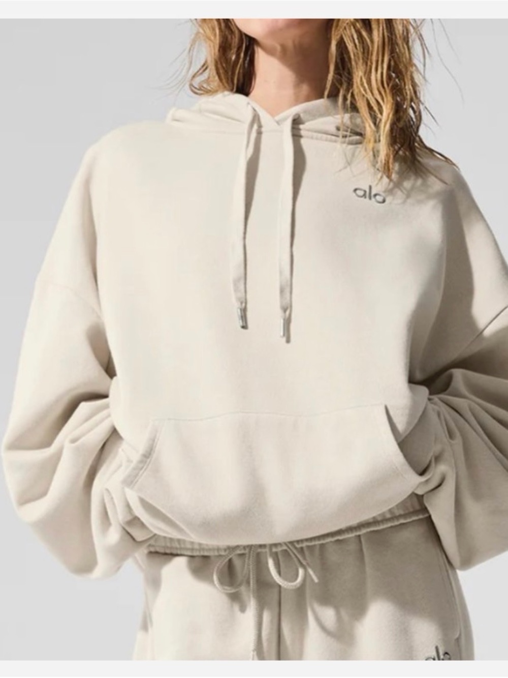 ALO Yoga Bone Women's Hoodie S